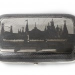 Antique Russian Niello Cigarette Case