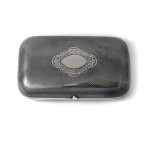Antique Russian Niello Cigarette Case Antique Russian Niello Cigarette Case