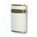 Faberge White Enamel Cigarette Case