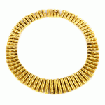 Gold Fringe Necklace