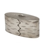 Antique Russian Silver 'Birch' Box
