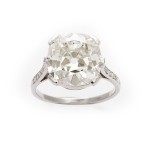 1920s Cushion Diamond Ring