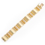 Two-color Gold 1940s Bracelet