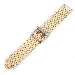 1940s Gold American Clasp Bracelet