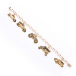 Vintage Ford Motor Charm Bracelet