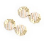 Art Deco "Architectural" Double Cufflinks