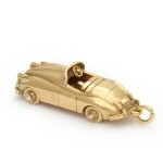 Vintage Cartier Gold Jaguar Pendant