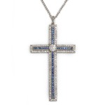 Antique Diamond Cross Pendant