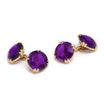 Sulka Amethyst Cufflinks