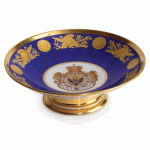 Coronation Service of Tsar Nicholas I: Porcelain Tazza by the Russian Imperial Porcelain Factory