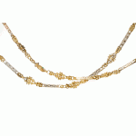 English Antique Gold Chain with Hand Clasp