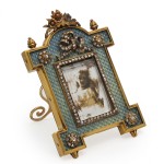Russian Antique Miniature Enamel Frame