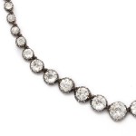 Diamond Collet Necklace, detail