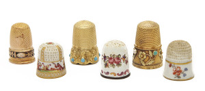 collection of thimbles