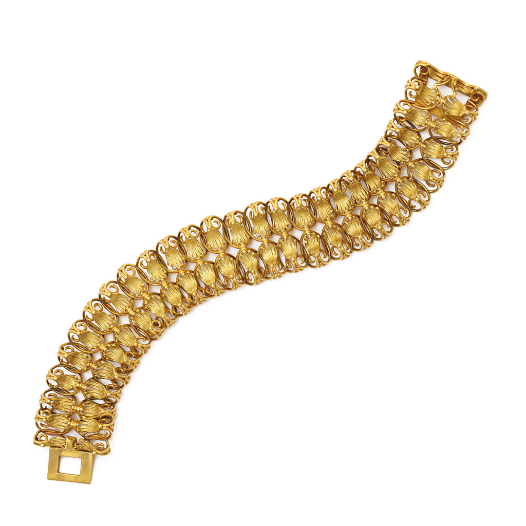 main view, Georgian Woven Gold Bracelet