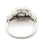 back view, Art Deco Diamond Ring
