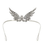 main view, Antique Diamond and Feathered Angel Wing Tiara