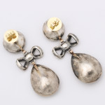 Antique Old Mine Diamond Drop Earrings