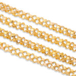 detail, Antique Two-color Gold Chain Necklace
