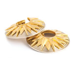other view, Cartier Two-Color Gold Earrings