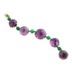 additional bracelet view, 1950s Amethyst Necklace and Bracelet by Boivin