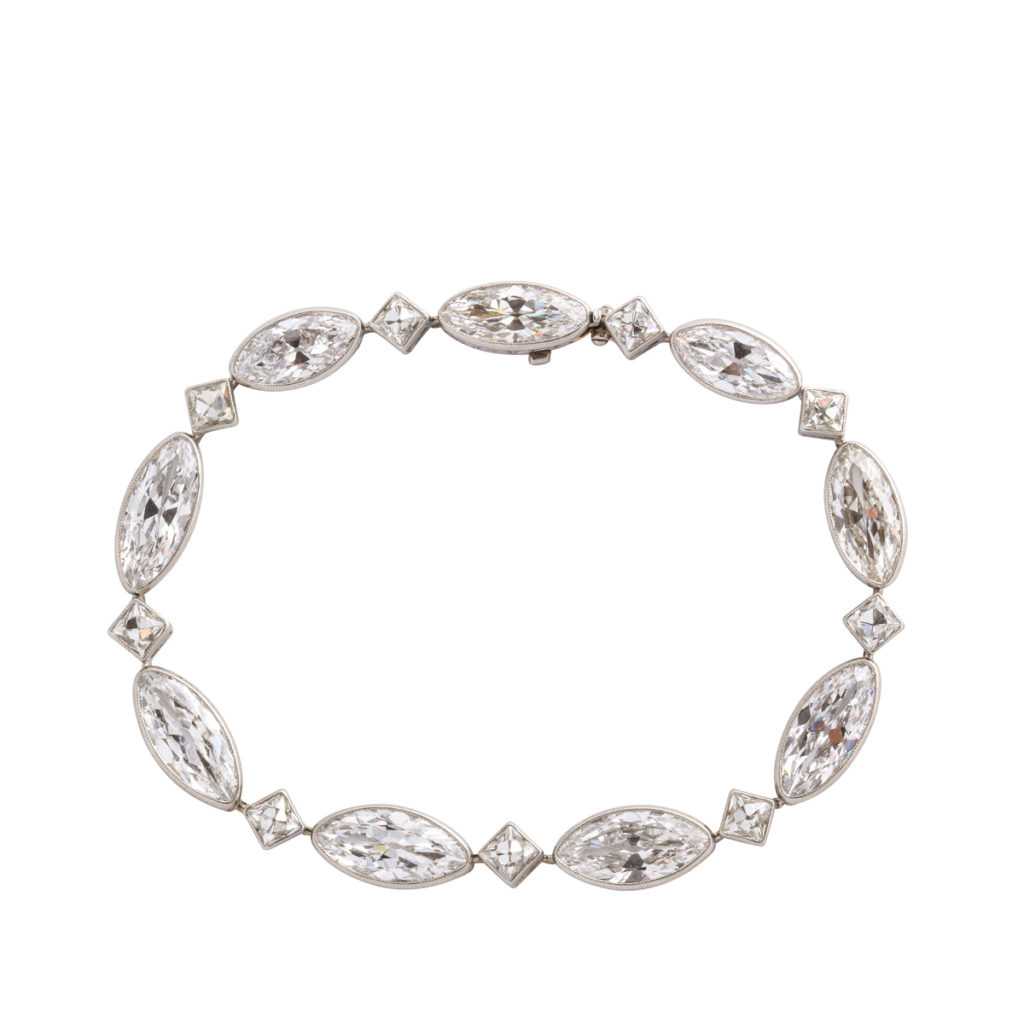 main view, Antique Diamond Bracelet by Tiffany & Co.