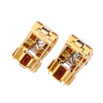back view, Citrine and Diamond Dress Clips by Cartier