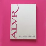 ALVR catalog on pink background