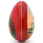 side view, Russian Papier-mâché Easter Egg