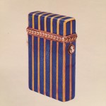 Faberge Enamel, Gold and Diamond-set Match Case