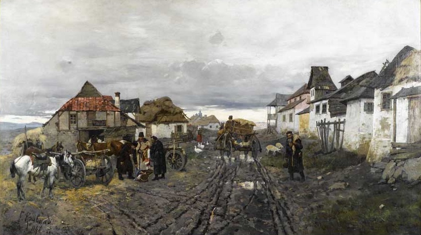 Franz Roubaud Village Merchants 