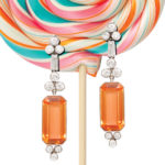 lollipop with earrings for Ear Candy exhibition