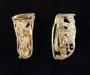 William Harper gold earrings