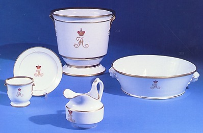 Pieces from the Farm Palace Service. Pieces from the Farm Palace Service.